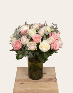 bouquet de roses pastel livraison Monsieur marguerite comparaison bloomyrama