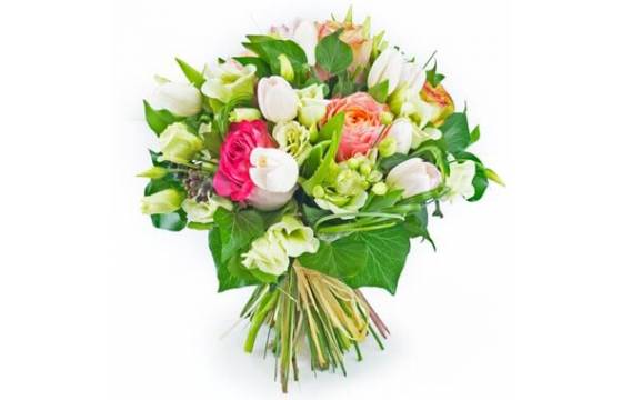 Bouquet boucle rose Agitateur floral bloomyrama comparateur de fleurs