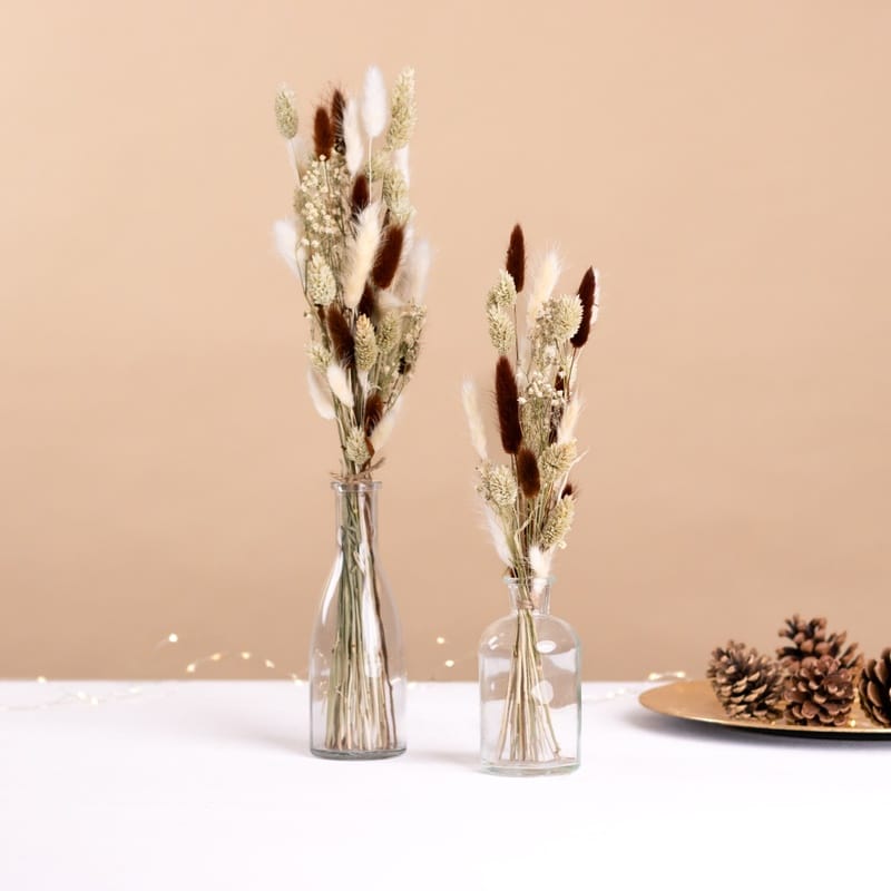 Duo vases fleurs séchées livraison interflora comparateur bloomyrama