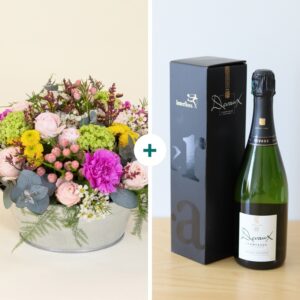 Echappée fleurie composition fleurs fraiches champagne interflora bloomyrama