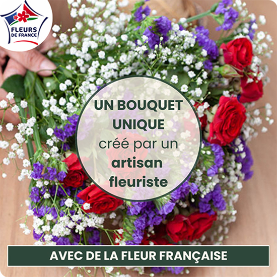 bouquet du fleuriste fleurs françaises livré par 123fleurs trouvé sur le comparateur de fleurs bloomyrama