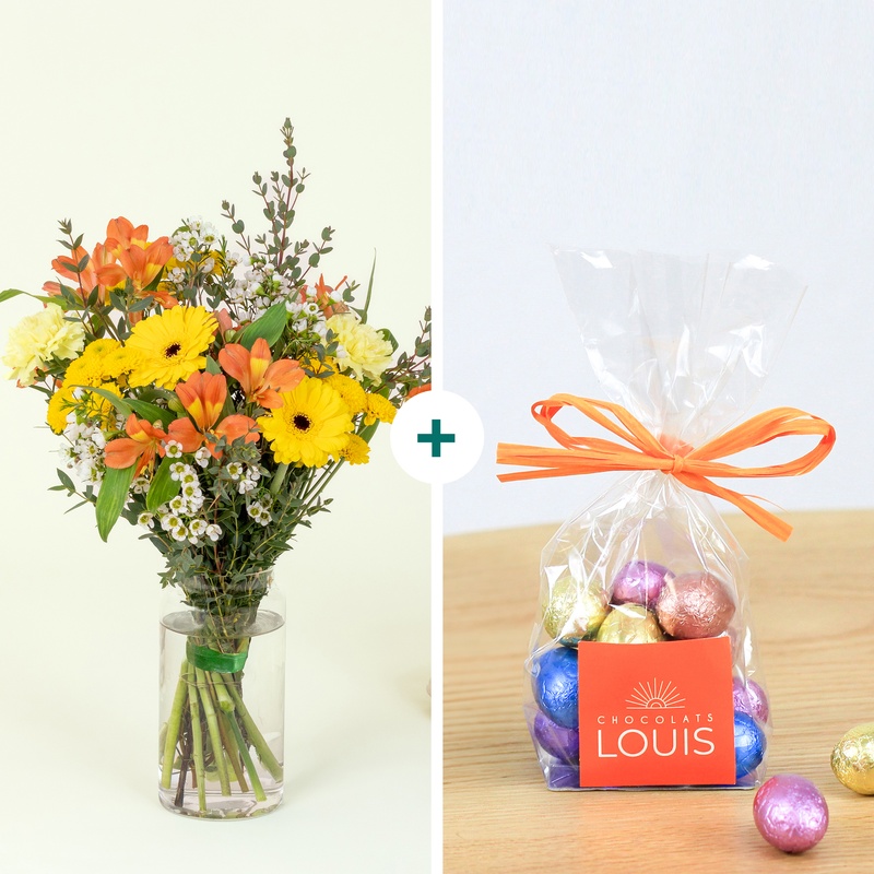 Petit soleil bouquet marguerites multicolore interflora bloomyrama comparateur de fleurs