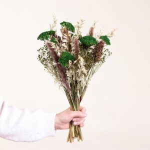 bouquet fleurs sechees composition naturelle interflora disponible sur bloomyrama