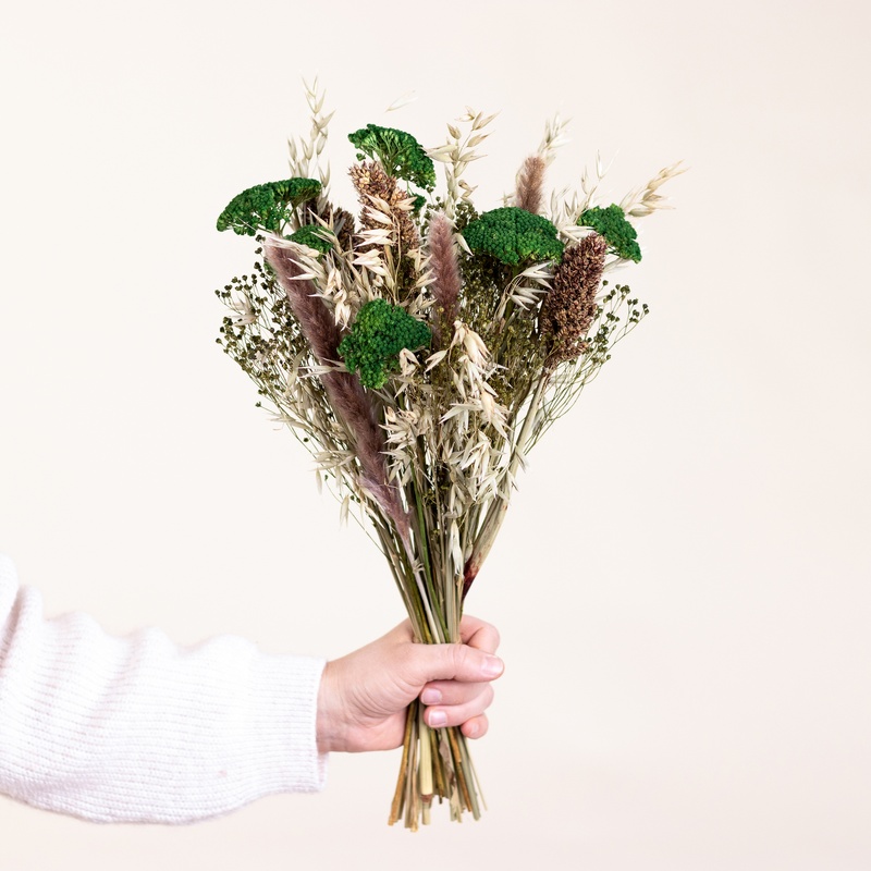 bouquet fleurs sechees composition naturelle interflora disponible sur bloomyrama