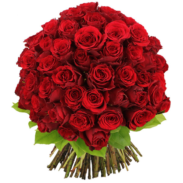 bouquet de 100 roses rouges Florajet fleurs passion et amour disponible sur le comparateur bloomyrama