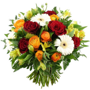 Bouquet Alchimie roses germini Florajet comparateur de fleurs bloomyrama