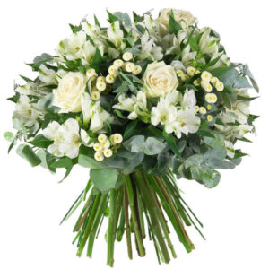 imagination bouquet blanc Florajet comparateur de fleurs bloomyrama
