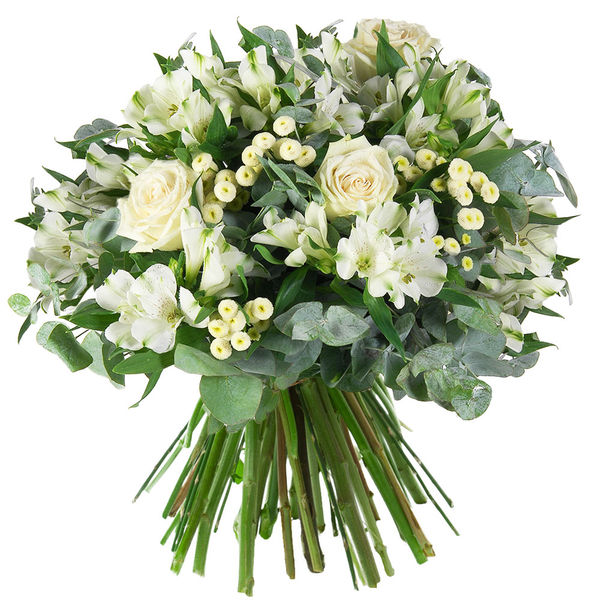 imagination bouquet blanc Florajet comparateur de fleurs bloomyrama