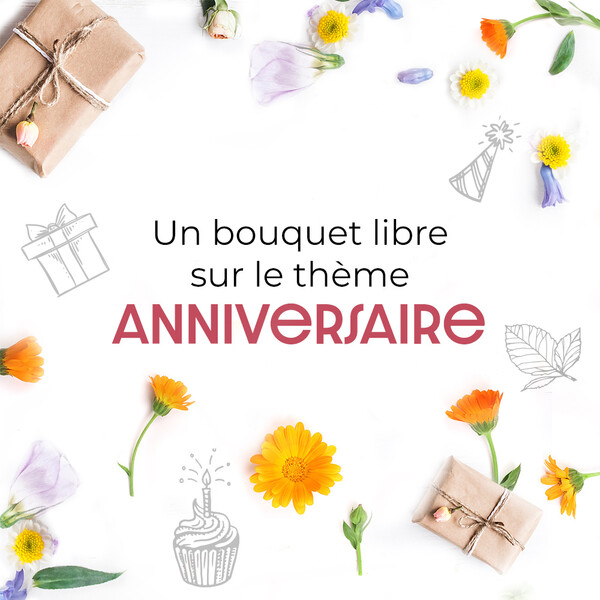 bouquet libre anniversaire livraison florajet comparateur de fleurs bloomyrama