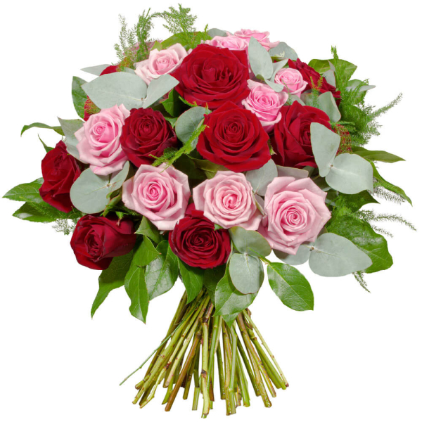 Bouquet Tagadah Florajet Saint-Valentin fleurs romantiques rose rouge florajet comparateur bloomyrama