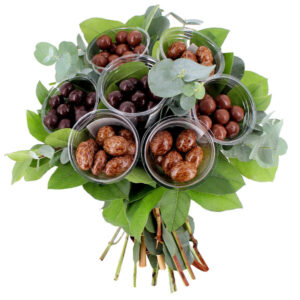 Bouquet gourmand Florajet fleurs chocolat feuillage surprise originale bloomyrama