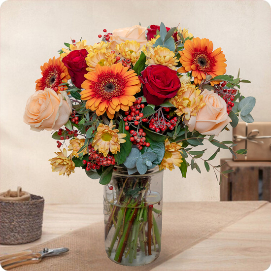 Bouquet Fauve livraison 123fleurs comparateur de fleurs bloomyrama