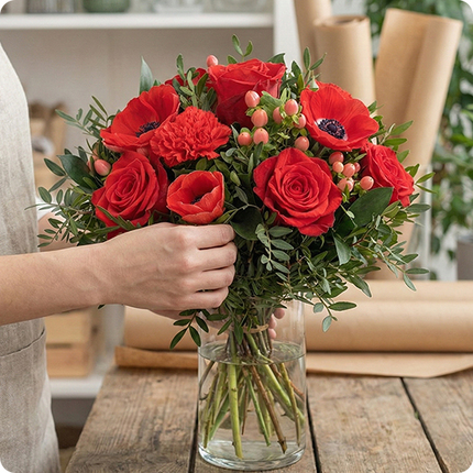 bouquet rubis livraison 123fleurs comparateur de fleurs bloomyrama