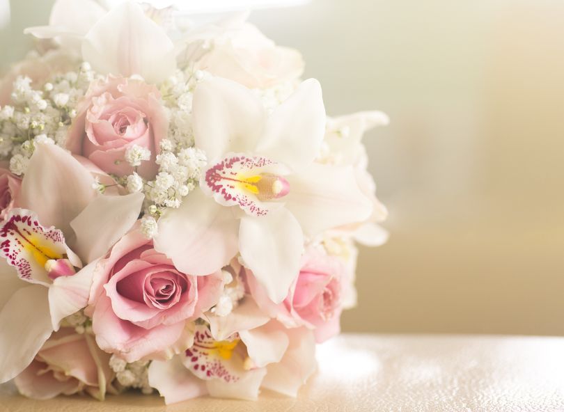 Bouquet de la mariée pastel mariage fleurs comparateur bloomyrama