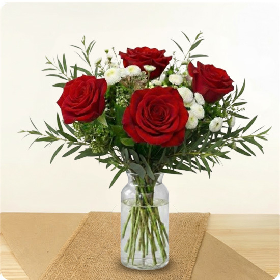 Bouquet roses rouges 123fleurs comparateur de fleurs bloomyrama