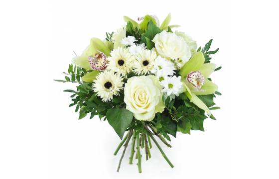 bouquet blanc munich agitateur floral comparaison fleurs bloomyrama